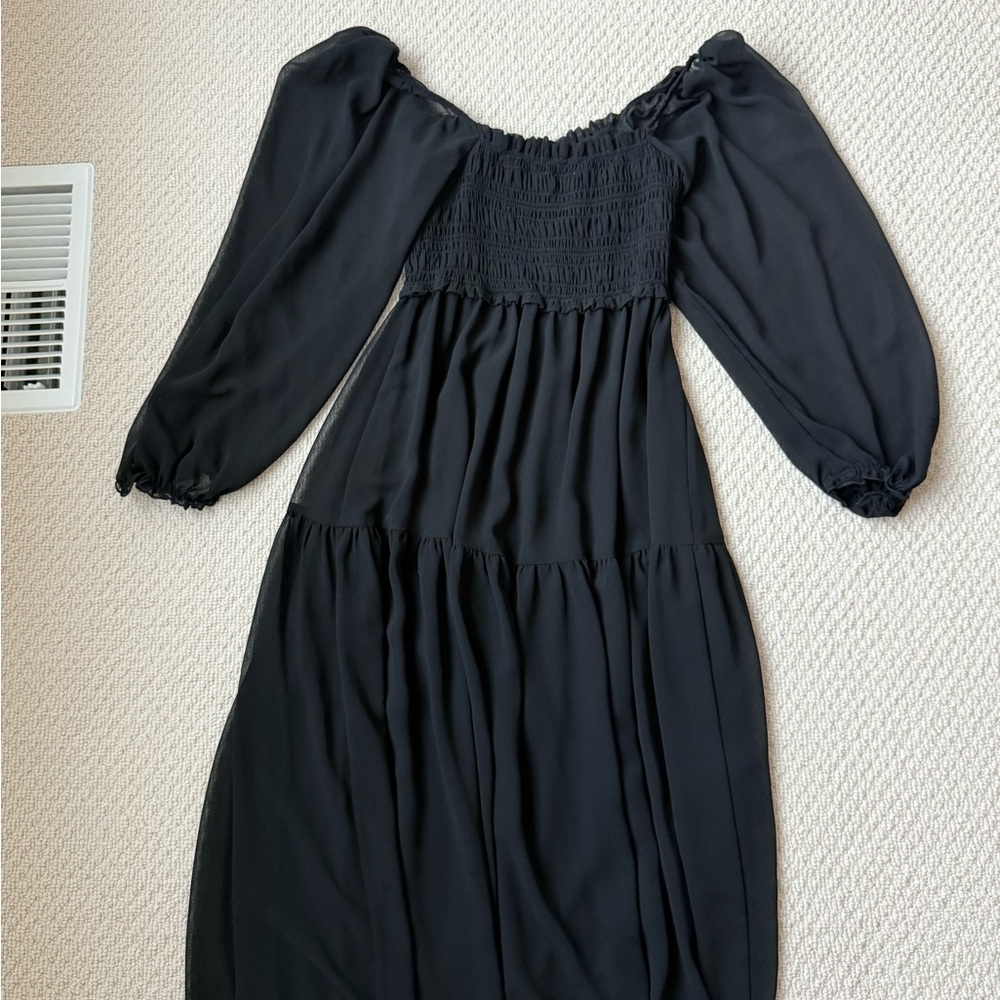 Wilfred Black Long Sleeve Dress